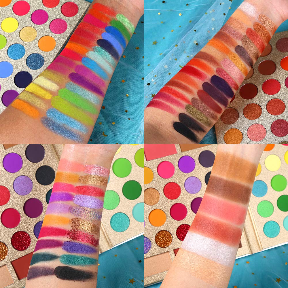 86 Colors Eyeshadow Palette with 15pcs Makeup Brushes Set M9507