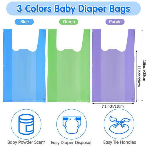 1800 Pcs Disposable Diaper Bags I520