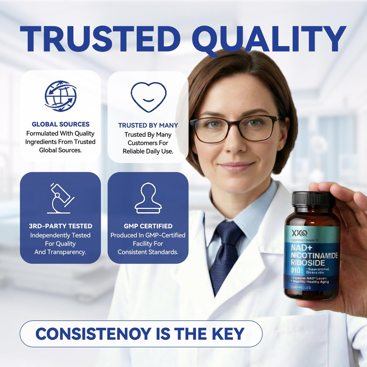 Nicotinamide Riboside 520 mg 60 Count Y466