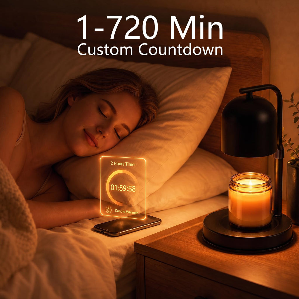 Adjustable Height App Controlled Candle Warmer Lamp with Timer M36588