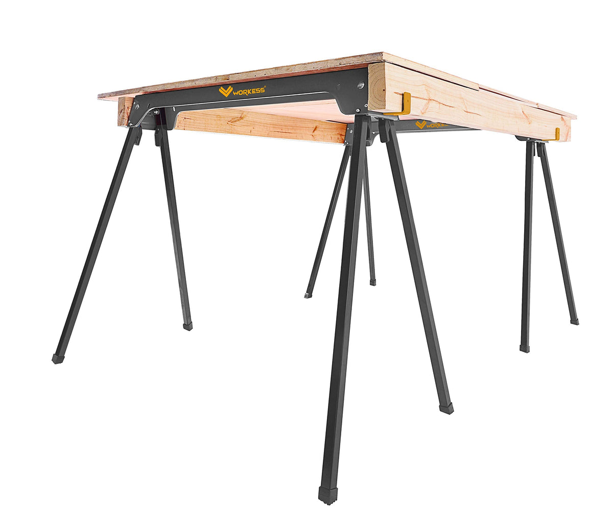 Heavy Duty Folding Saw Horses 2 Pack 2200 Lbs Load Capacity N45906