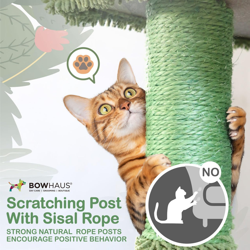 70-Inch Multi-Level Cat Tree with Plush Perch J23756