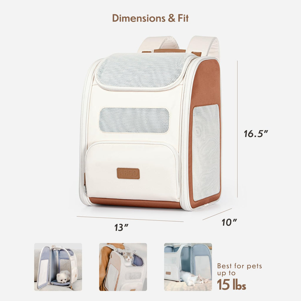 Tan Pet Backpack Carrier V174622