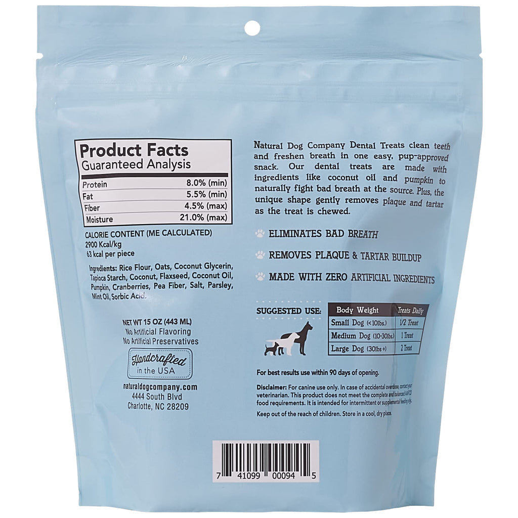 Dental Chews for Dogs 18 Count C9348