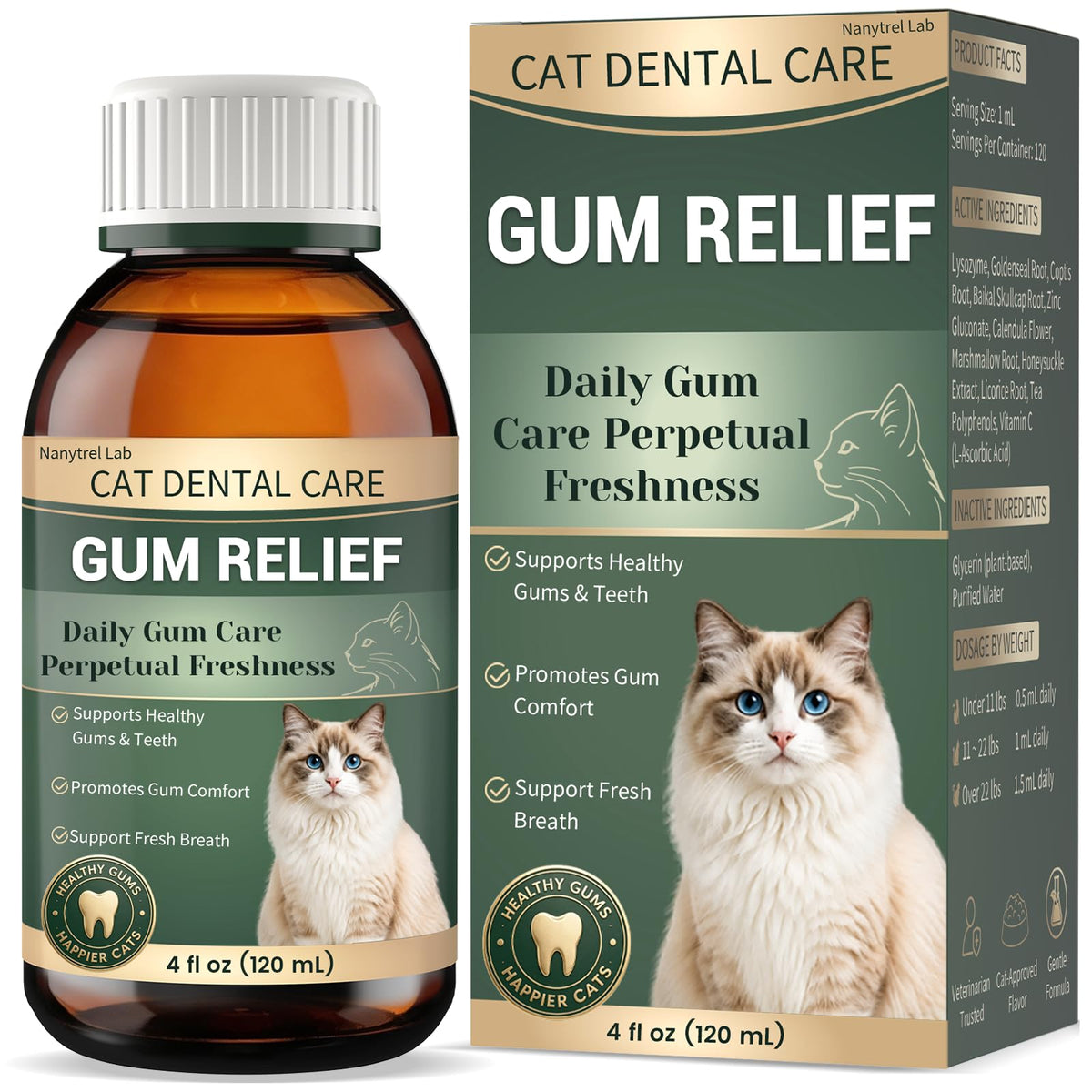 Cat Dental Care Gingivitis Treatment M9323