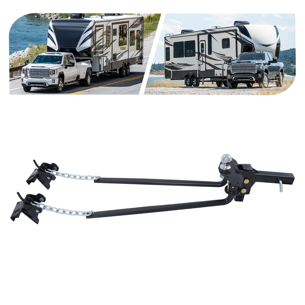 14000Lbs Weight Distribution Hitch with Sway Control S3213