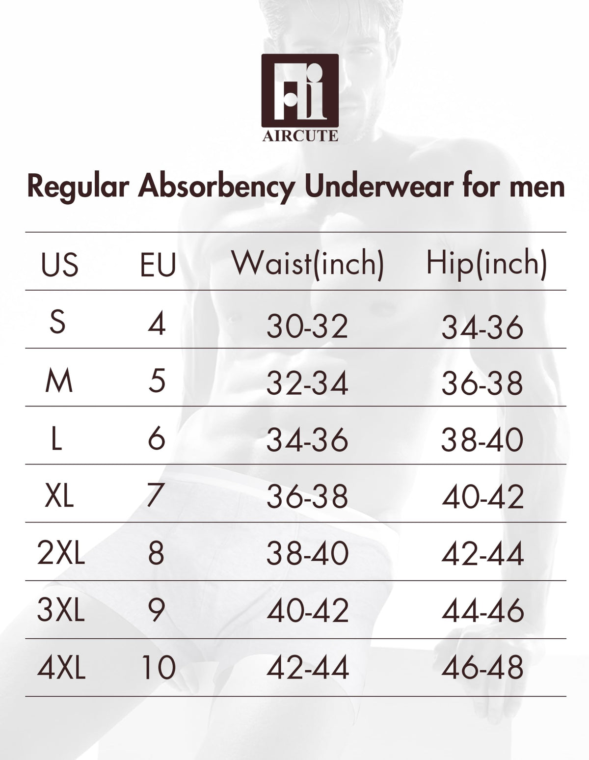 Washable Leak Proof Incontinence Underwear 5 Pack XXL I935