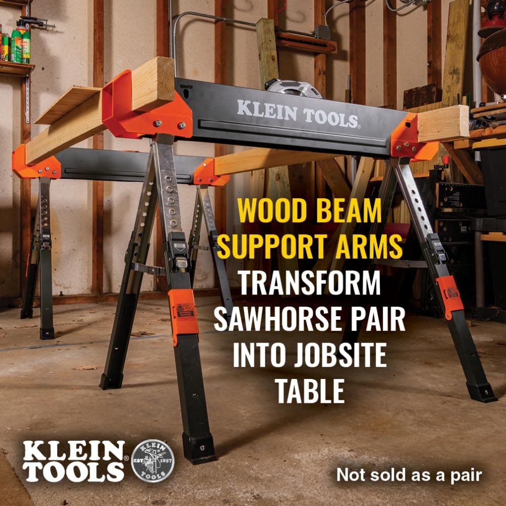 Folding Sawhorse 26-Inch to 32-Inch Adjustable Height 1-Pack C22172