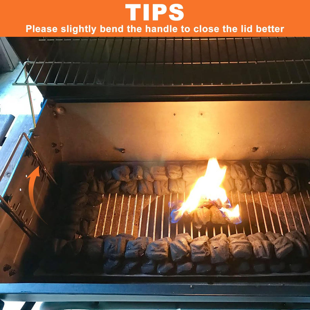 27 Inch Ash Pan Replacement with 2pcs Fire Grate Hangers U520