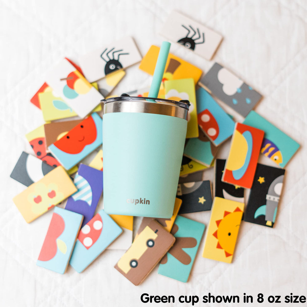 20 oz Stainless Steel Insulated Tumbler Set of 2 with Lid and Straw B67625