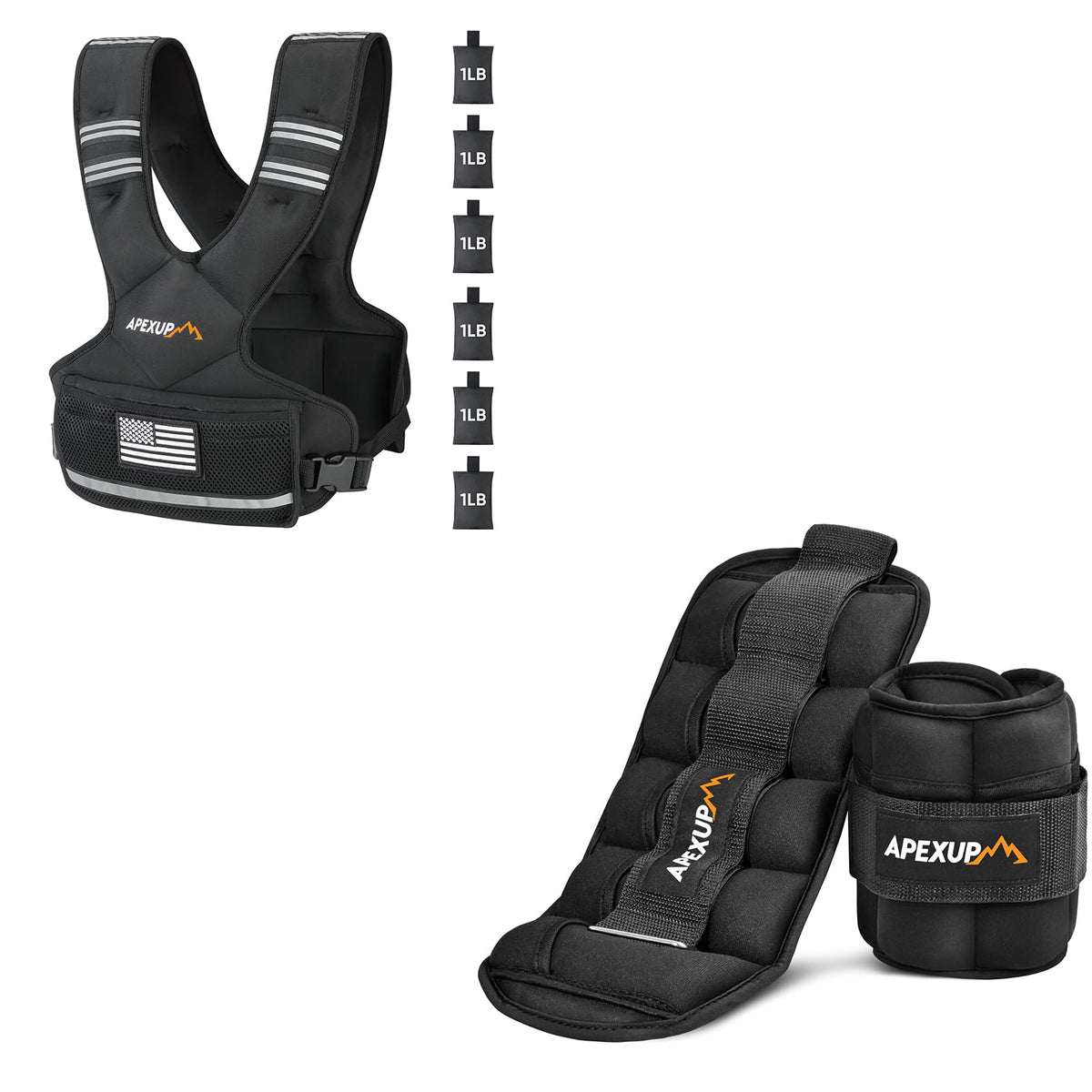 Adjustable Ankle Weights and Weighted Vest W455685