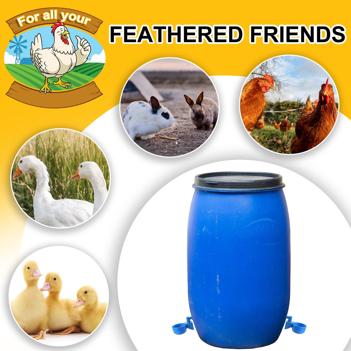 50 Pcs Chicken Waterer Cup H989034