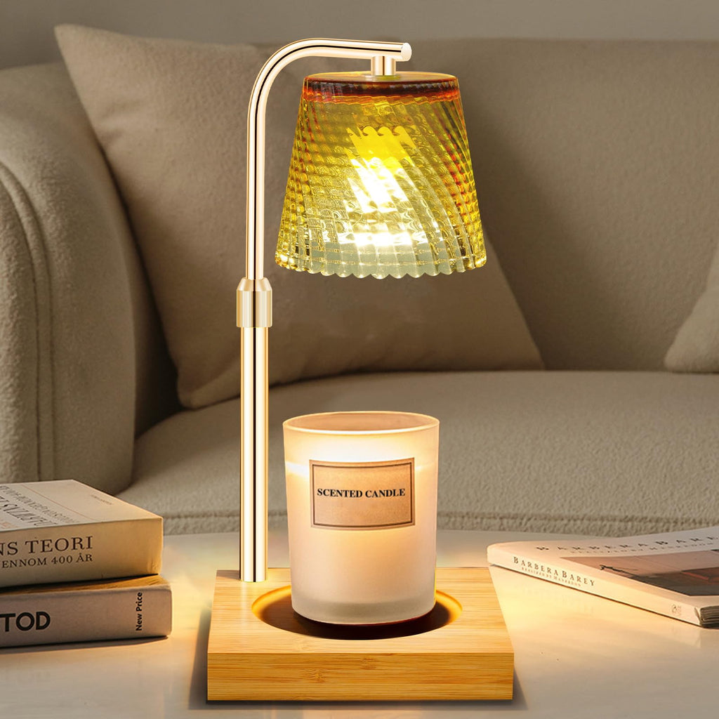 Height Adjustable Dimmable Candle Warmer Lamp with Timer K251621