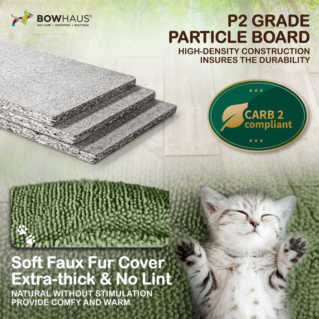 70-Inch Multi-Level Cat Tree with Plush Perch J23756