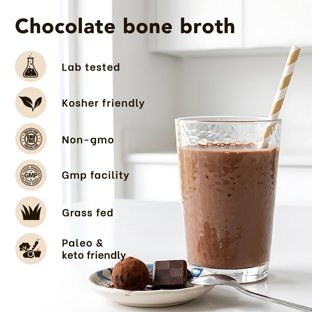 Bone Broth Protein Powder Hot Chocolate Cocoa K531