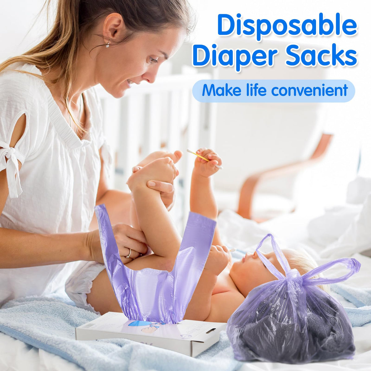 1800 Pcs Disposable Diaper Bags I520