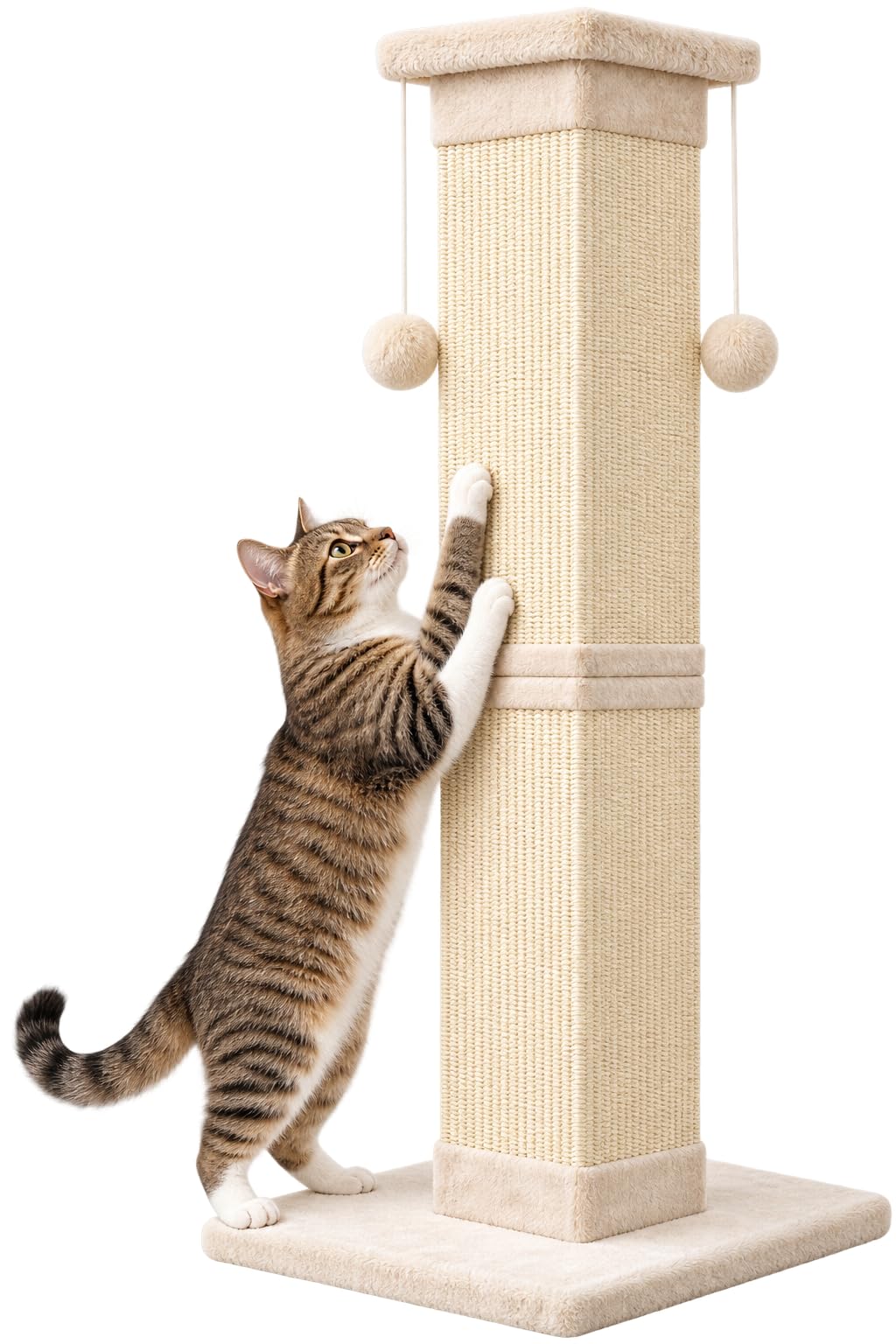 33 Inch Nature Sisal Cat Scratching Post K36879