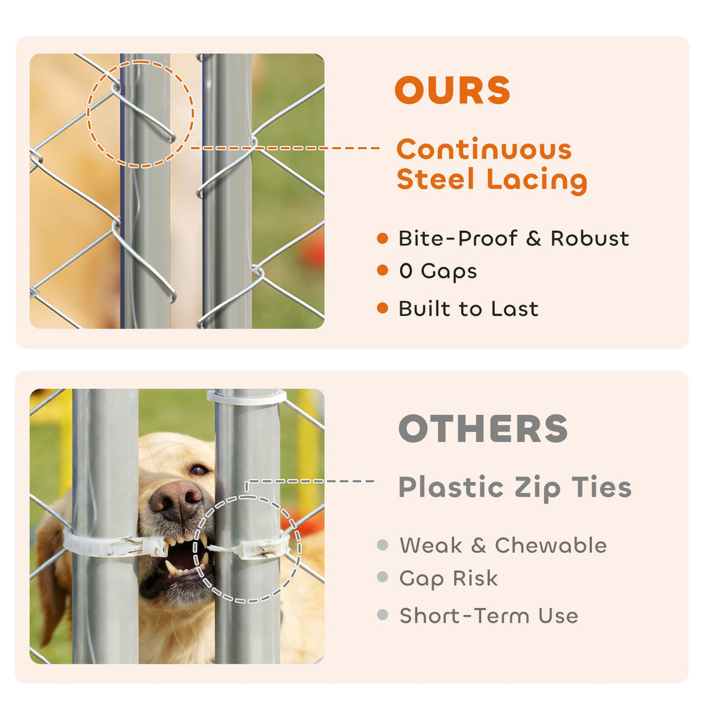 Extra Large Outdoor Dog Kennel 13' x 13' x 6.5' K899766