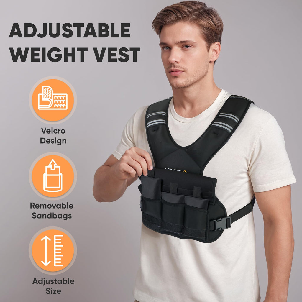 Adjustable Ankle Weights and Weighted Vest W455685
