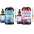 Natural Oral Flea and Tick Drops with Multivitamin for Pets D563803