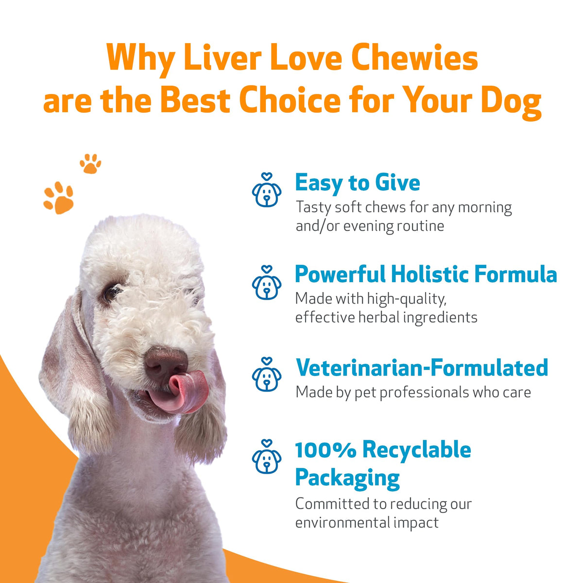 Liver Support Chewies for Dogs, 90 Ct V4318