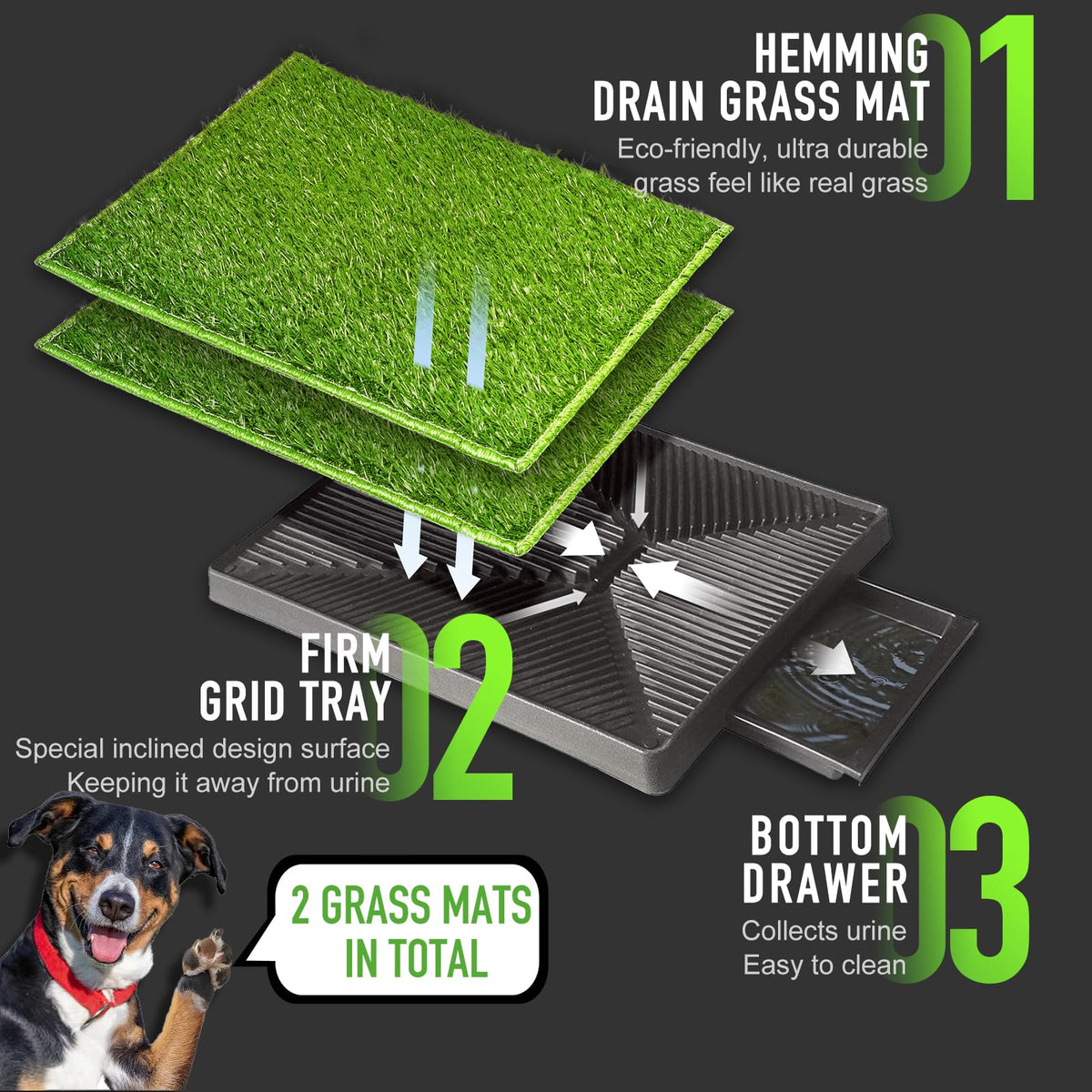 Dog Toilet Indoor Puppy Training Pad 25''x20'' E70693