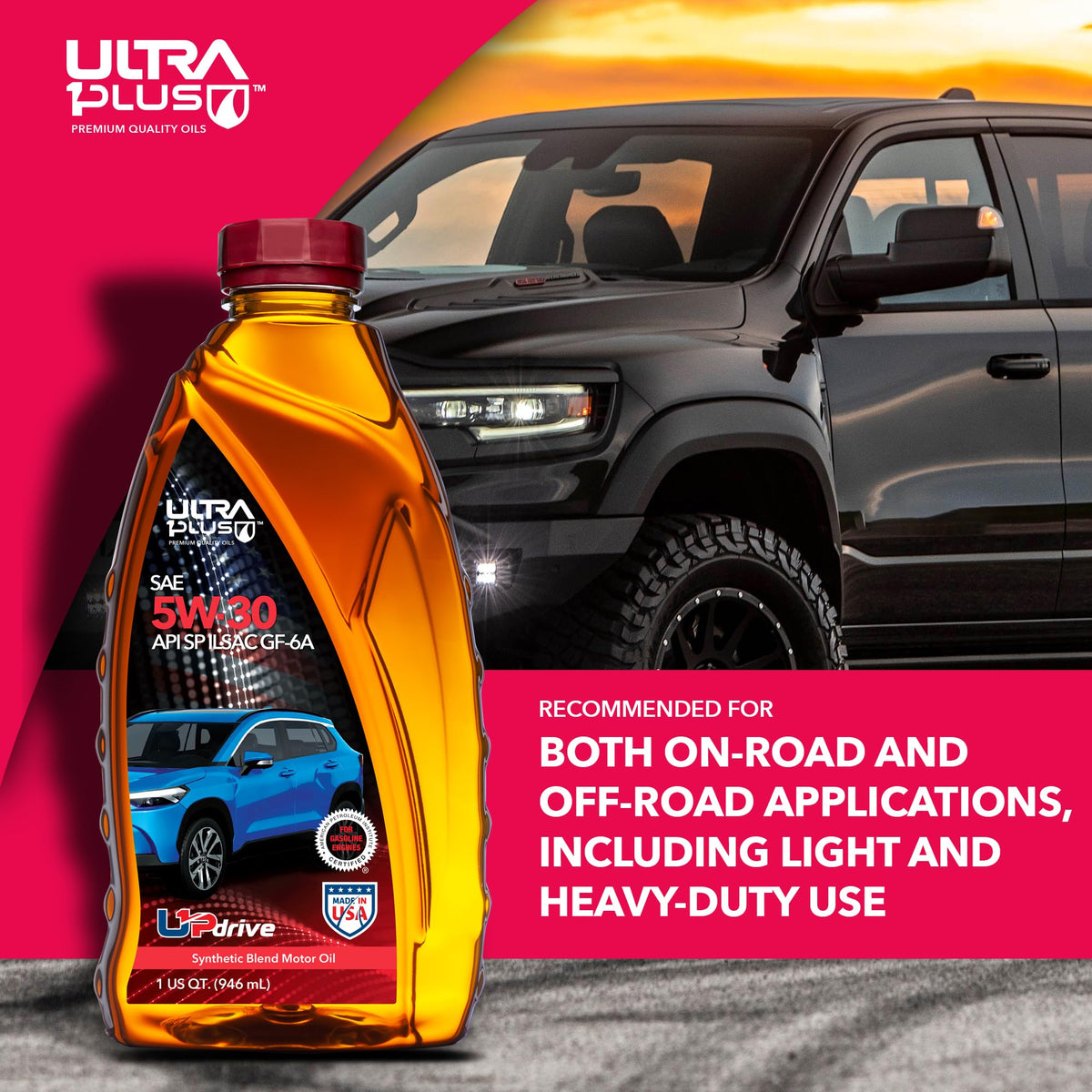 5W-30 Synthetic Blend Motor Oil M888