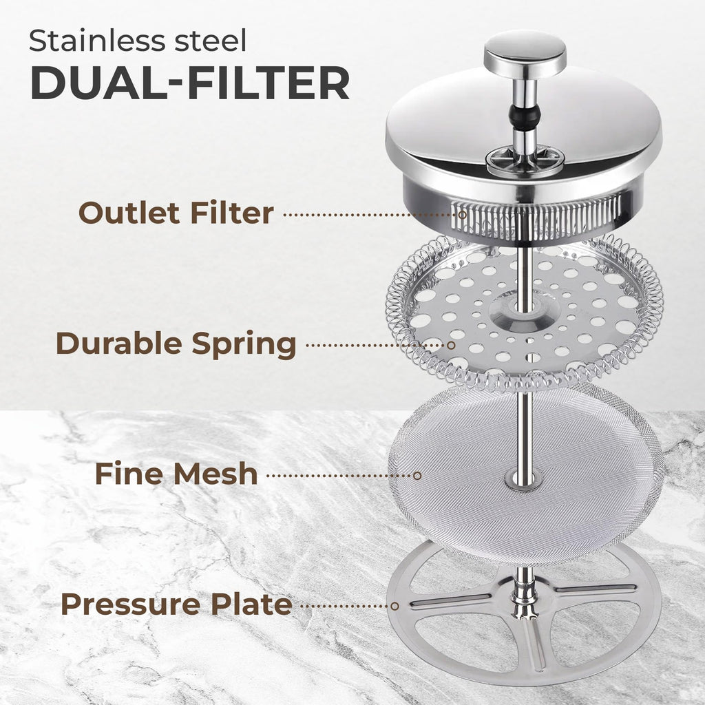 Glass French Press Coffee Maker 27oz Z3621