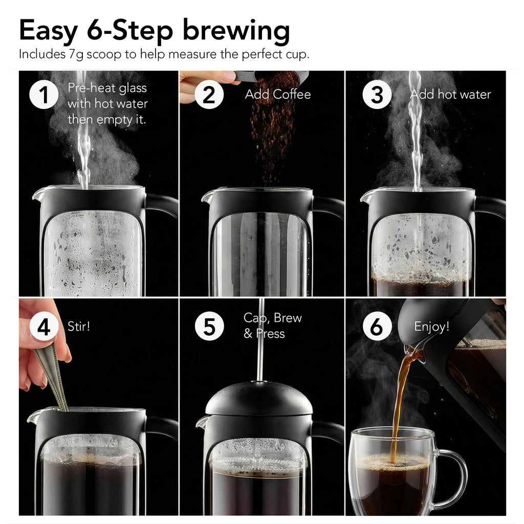 12oz French Press Coffee Maker F38251