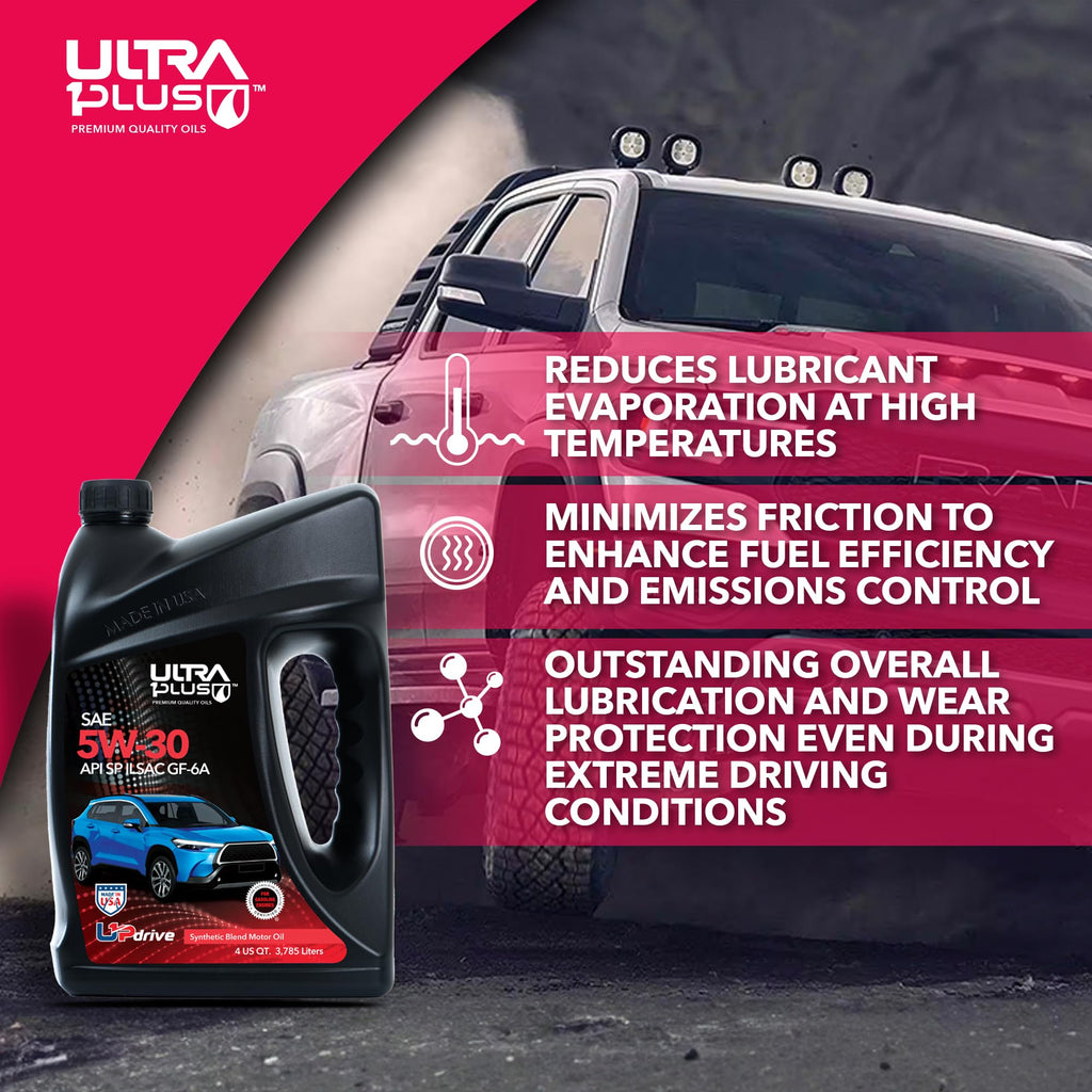 5W-30 Synthetic Blend Motor Oil M888
