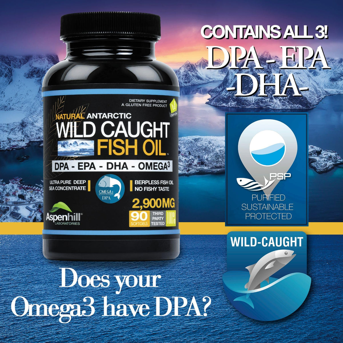 2900 mg Omega-3 Fish Oil 90 SoftGels O415