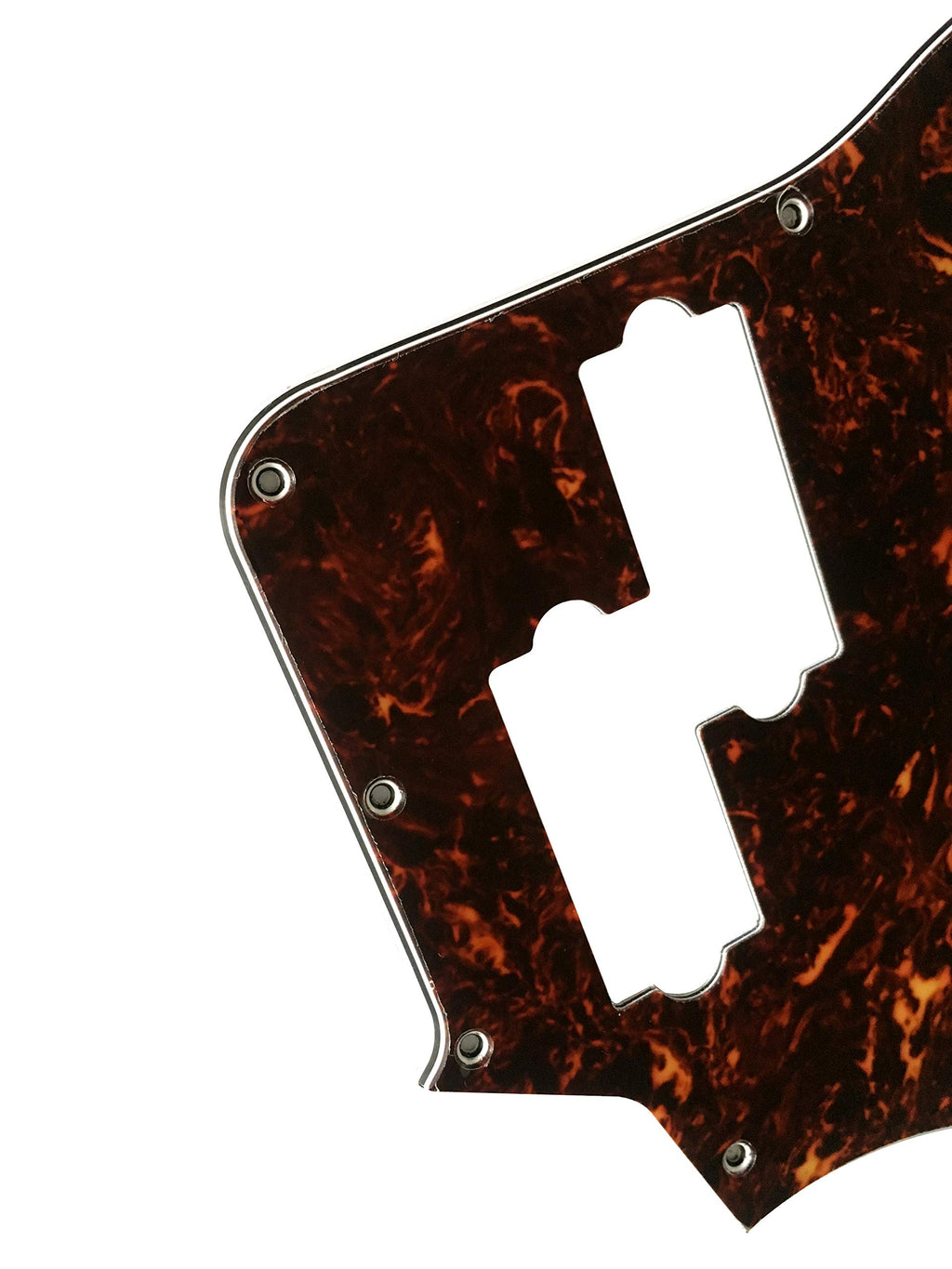 4 Ply Brown Tortoise Short Scale Guitar Pickguard L7742