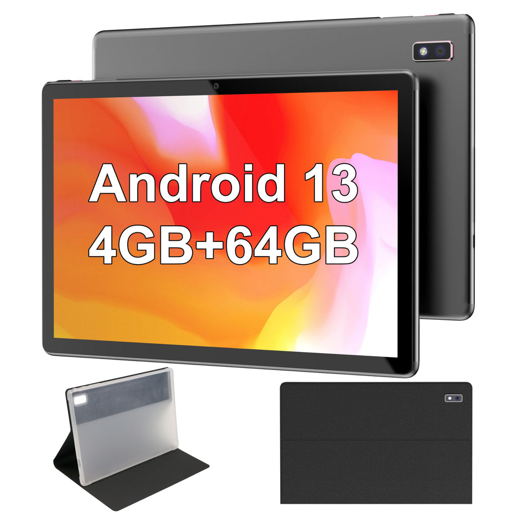 10.1 Inch Android 13 Tablet with Case J1842