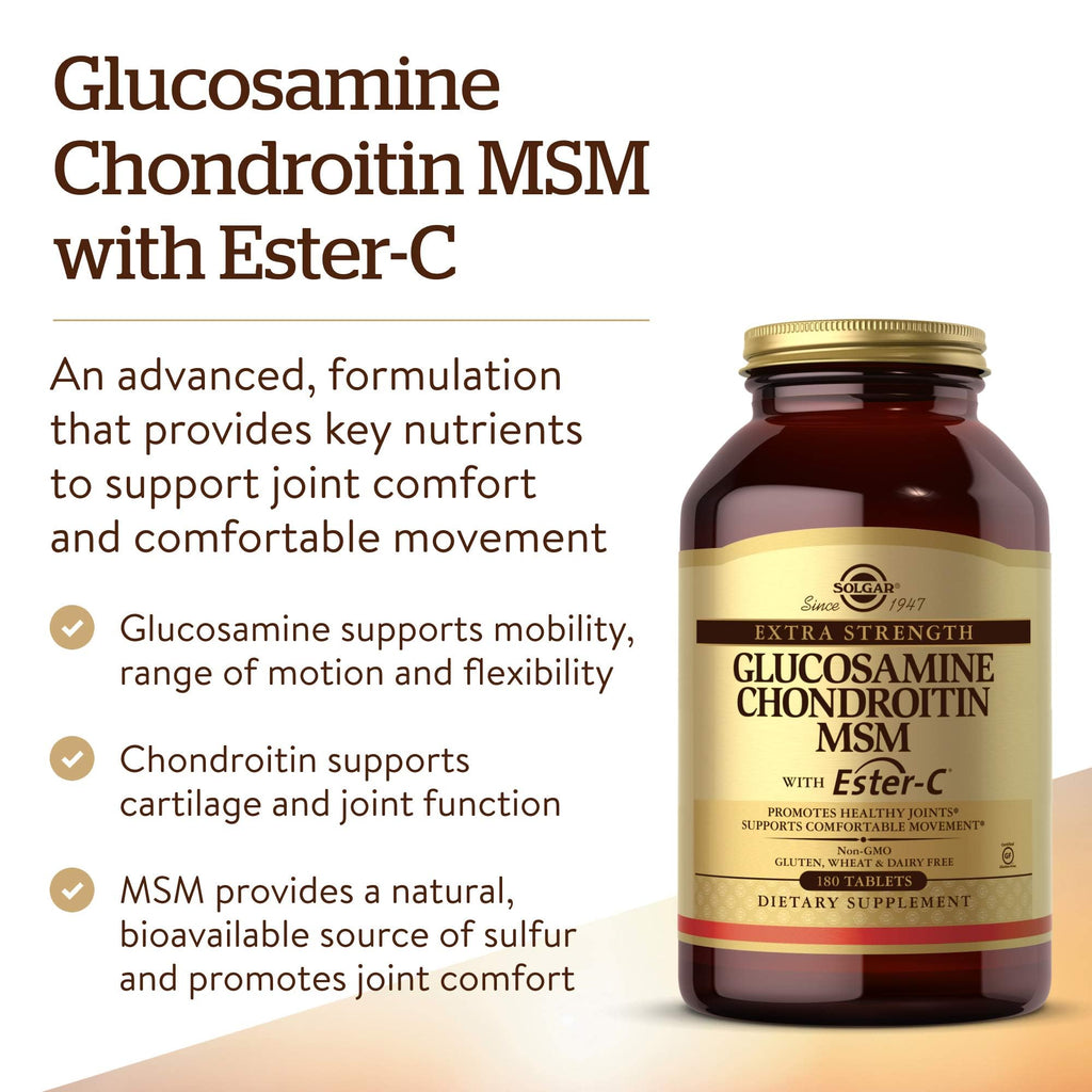 180 Tablets Glucosamine Chondroitin MSM S734