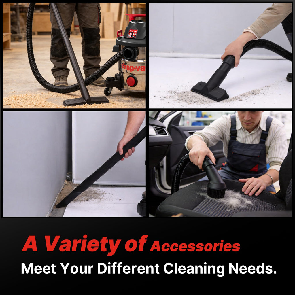 8 Gallon Stainless Steel Wet/Dry Vacuum U895425