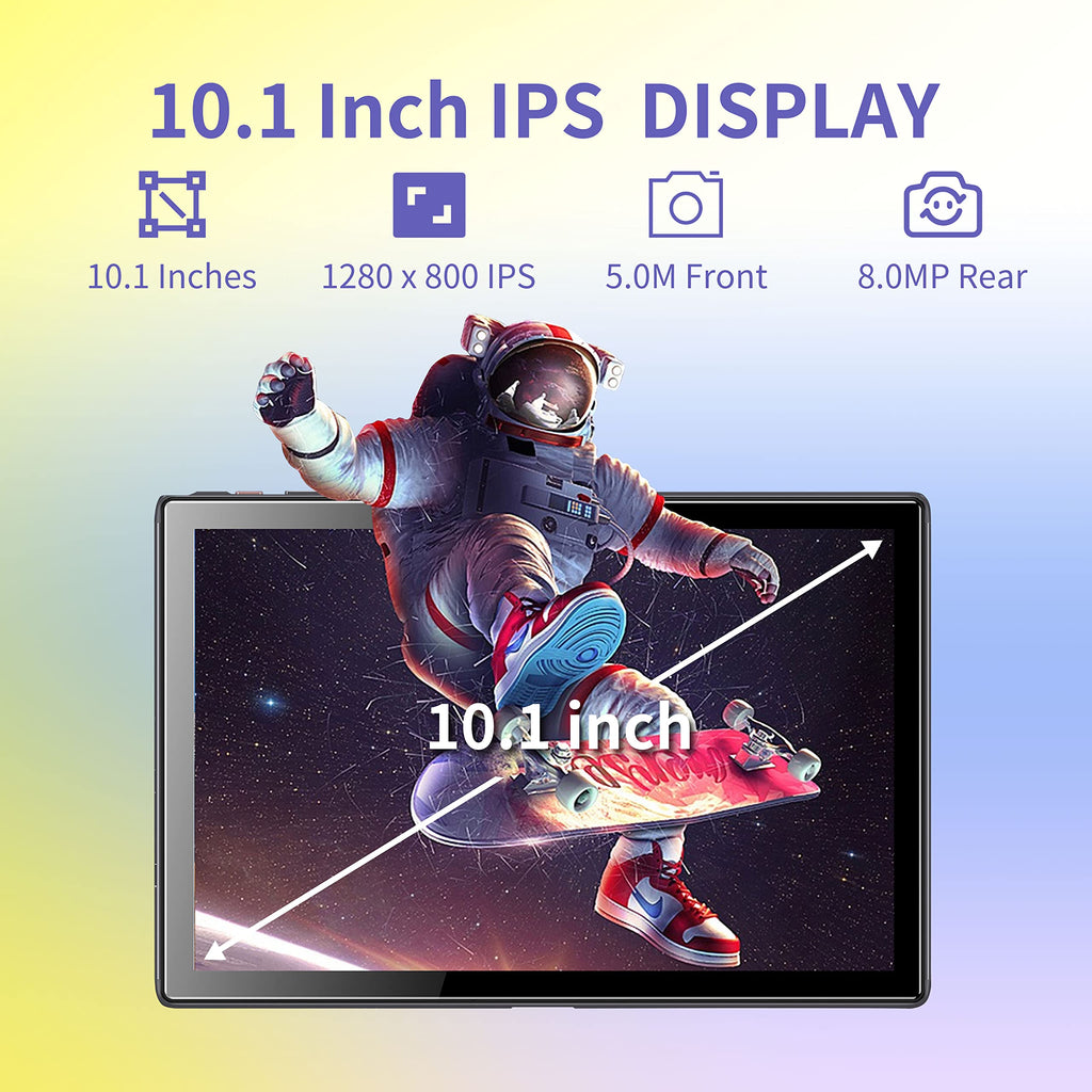 10.1 Inch Android 13 Tablet with Case J1842