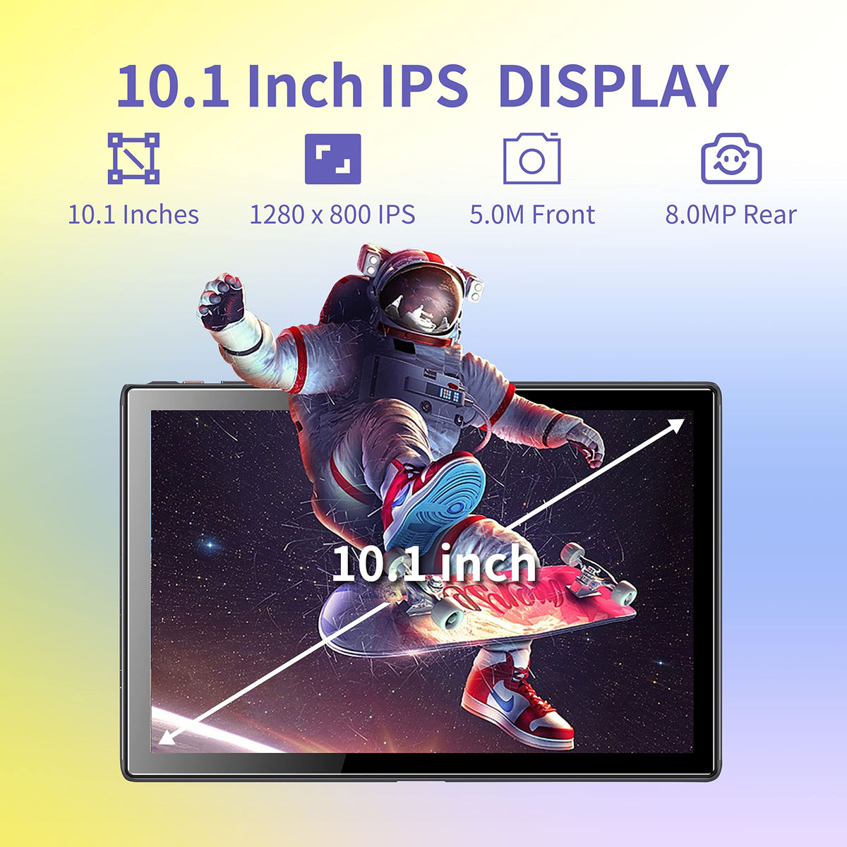 10.1 Inch Android 13 Tablet with Case J1842