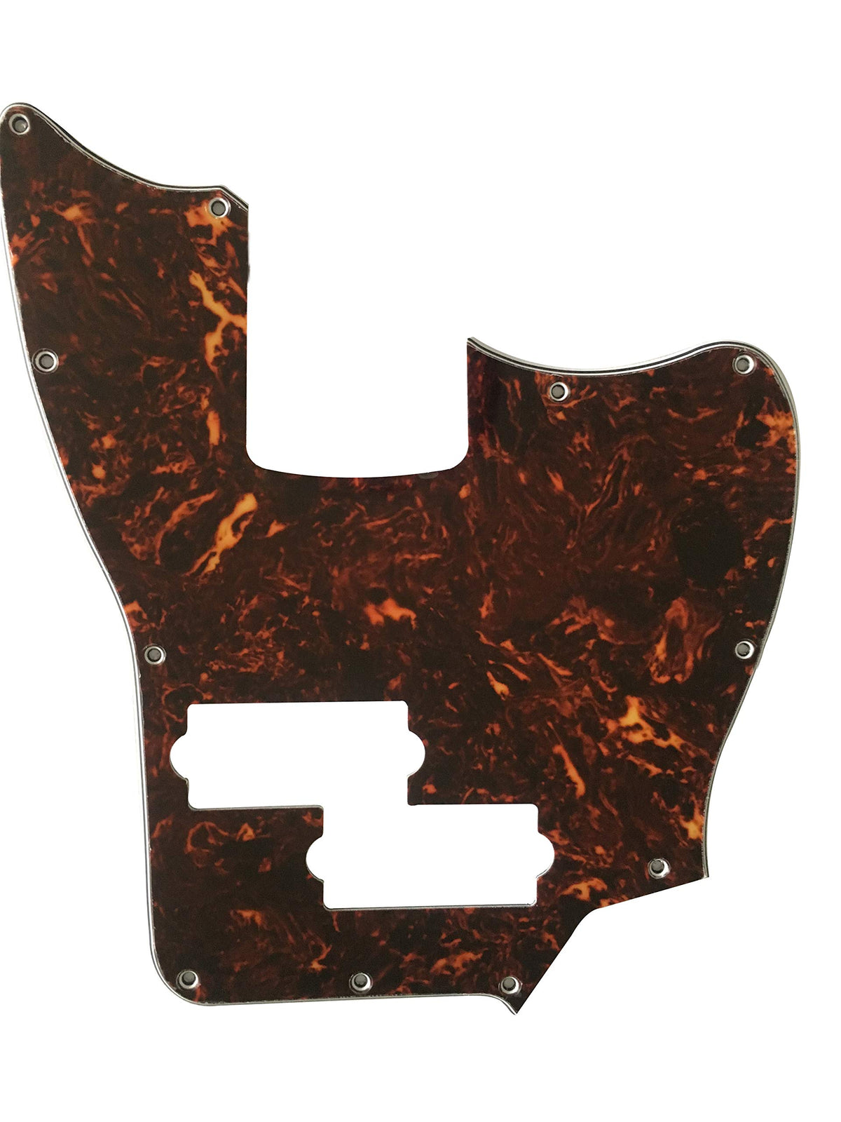 4 Ply Brown Tortoise Short Scale Guitar Pickguard L7742