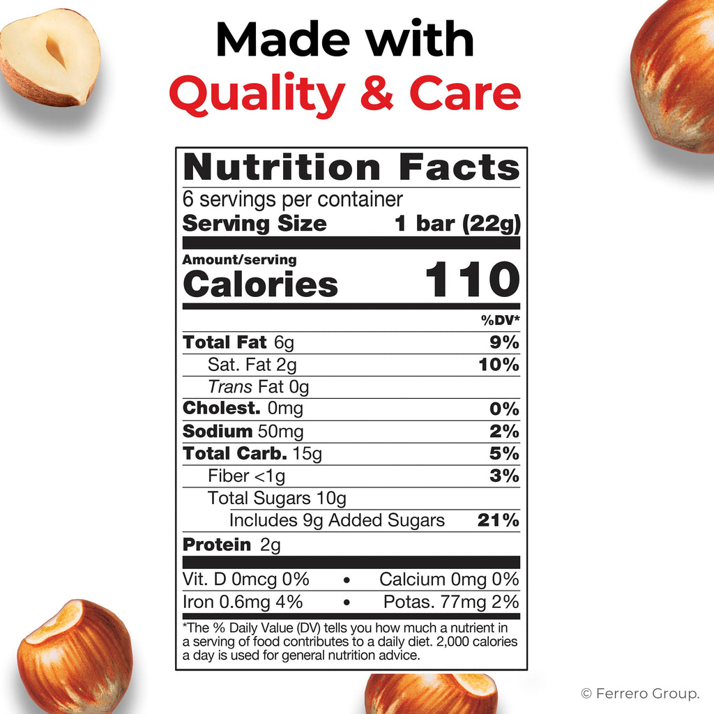 Hazelnut Spread Wafer Bars 1.55 oz 16 Packs W691439