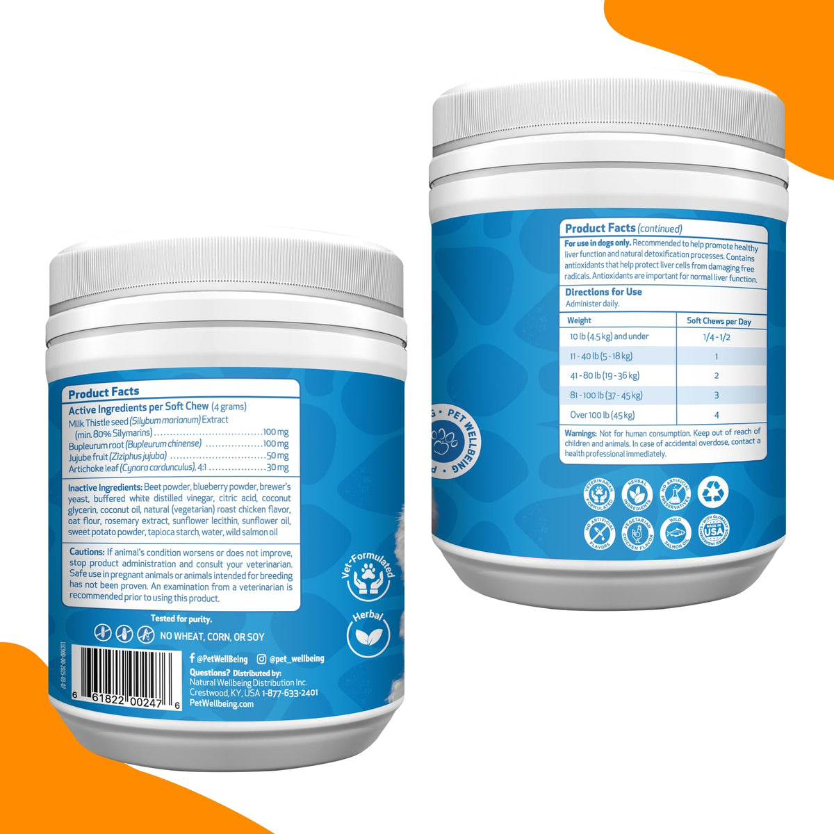 Liver Support Chewies for Dogs, 90 Ct V4318