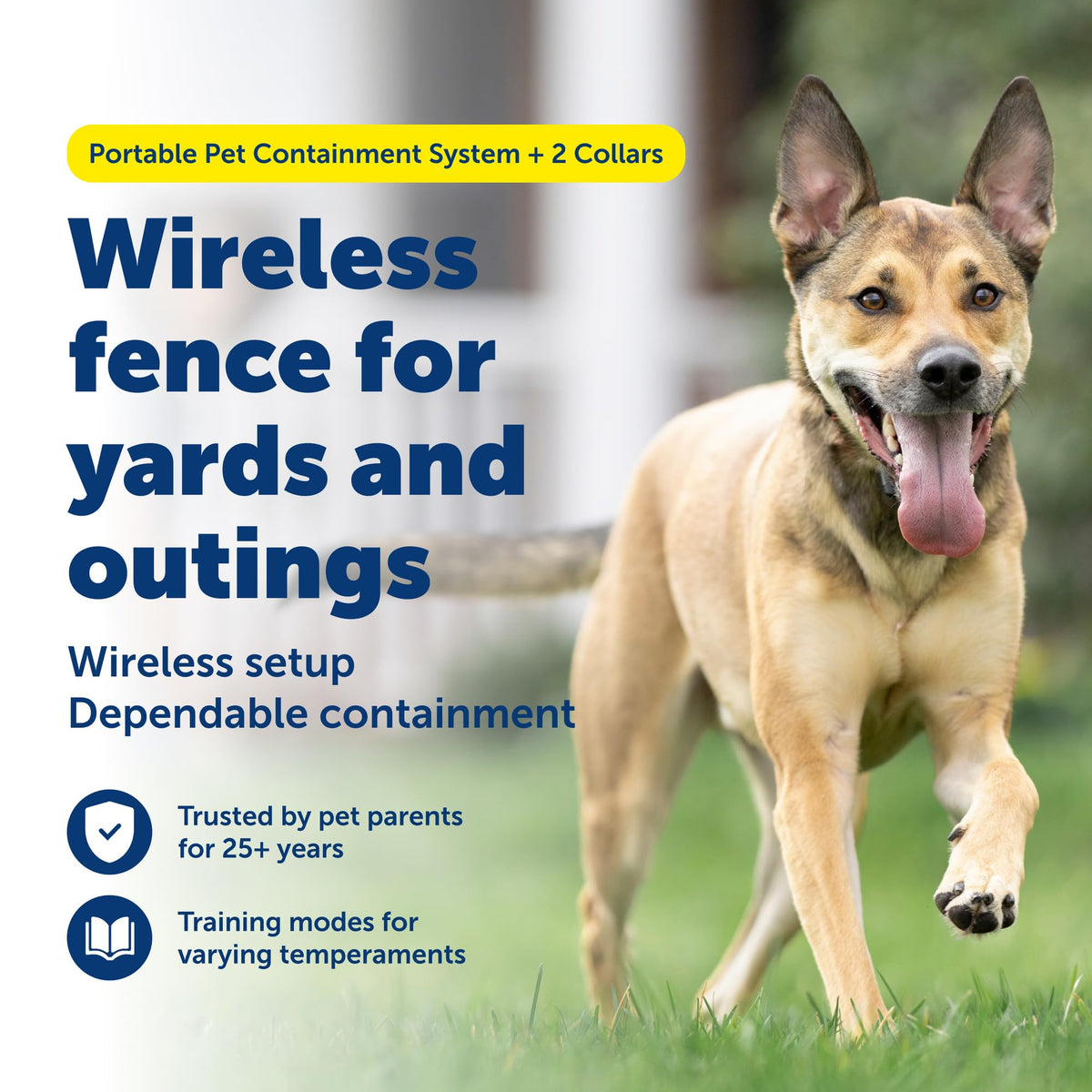 Wireless Fence, 2 Dog, Up to 3/4 Acre B180