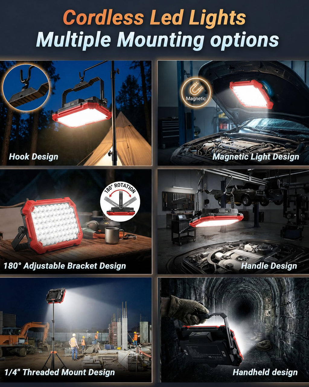 Portable LED Work Light J377