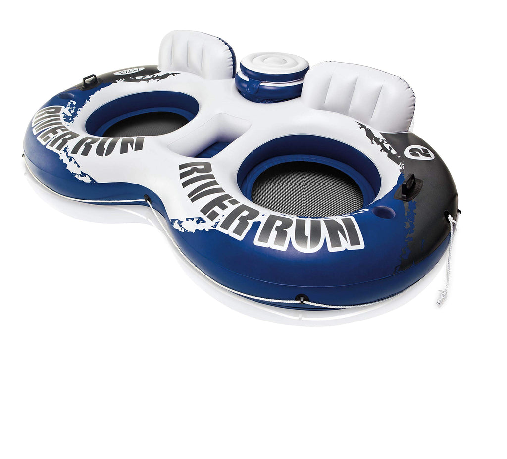Inflatable 2-Person Floating Lake Lounge, 2-Pack I7686