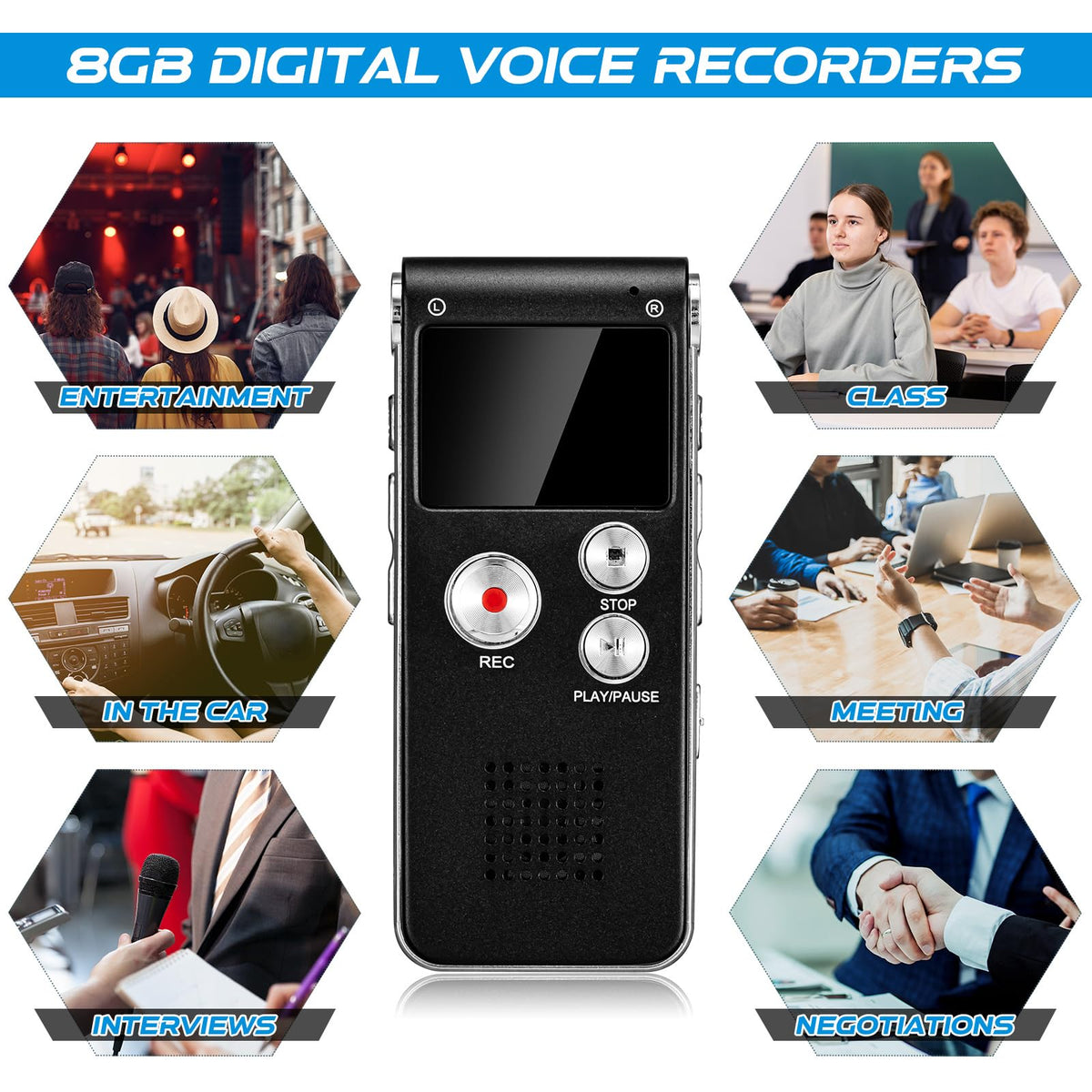 Black EVP Recorder Ghost Hunting Kit C5758