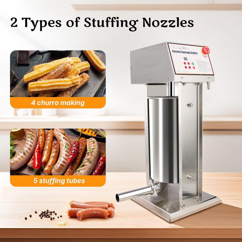 Stainless Steel Electric 15 Liter Sausage Stuffer J32585
