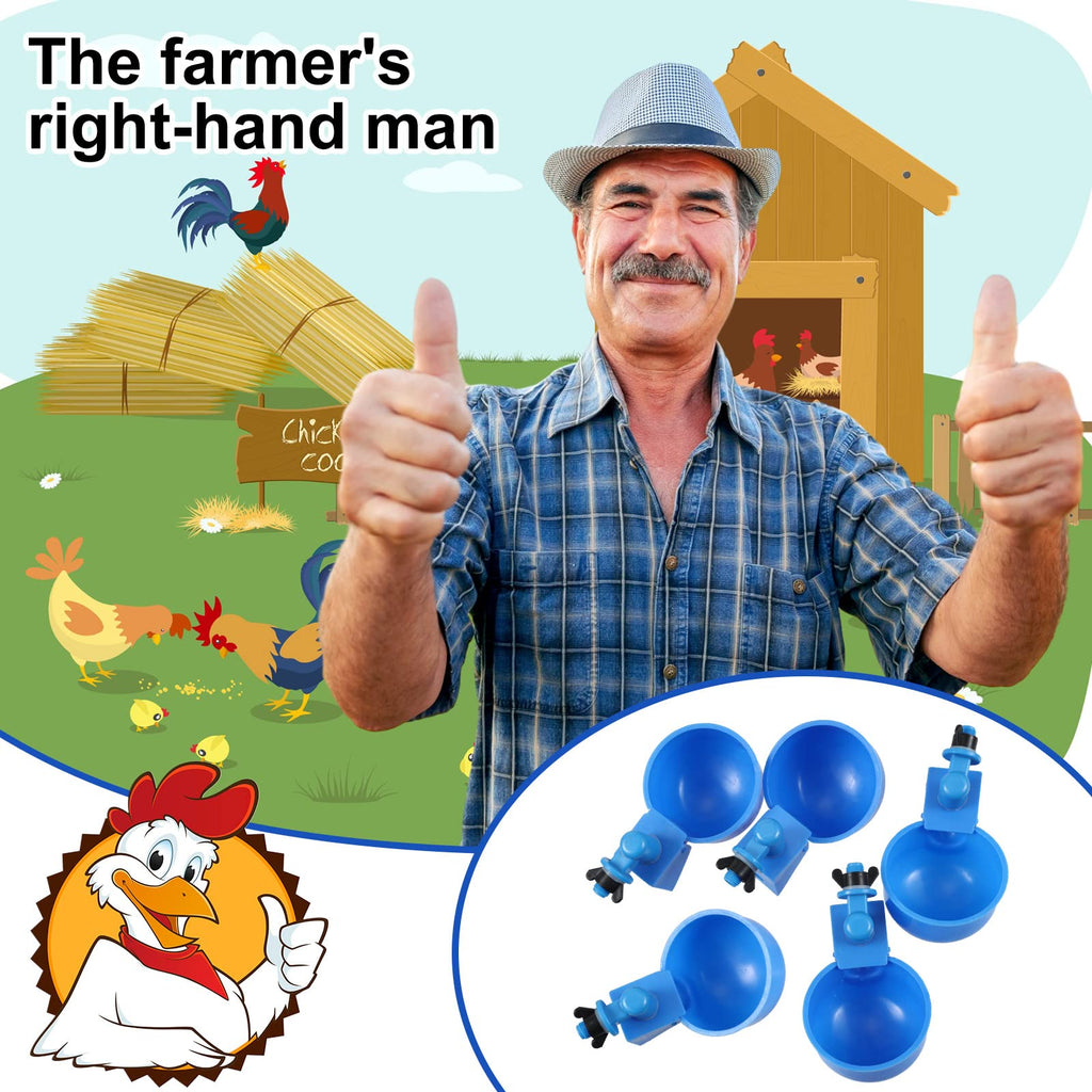 50 Pcs Chicken Waterer Cup H989034