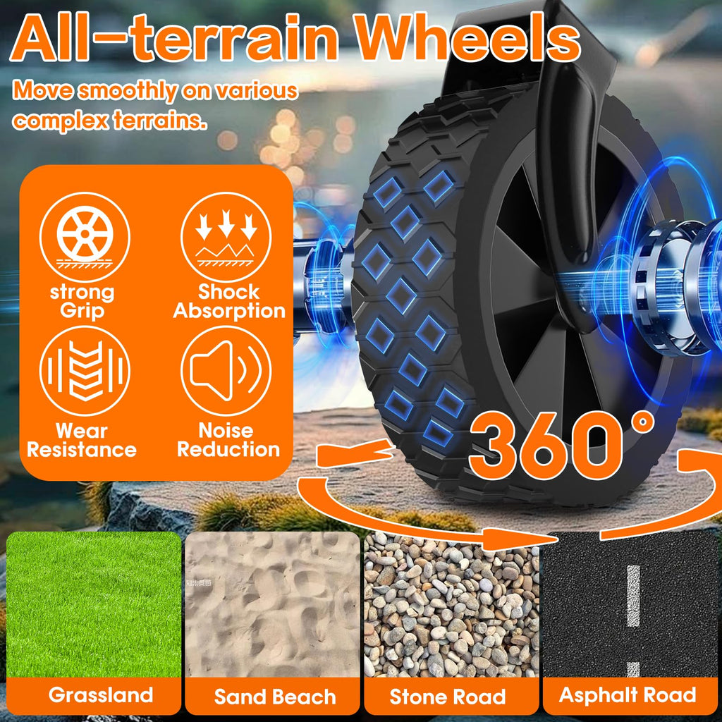 Foldable Heavy Duty Wagon with Wheels L79586