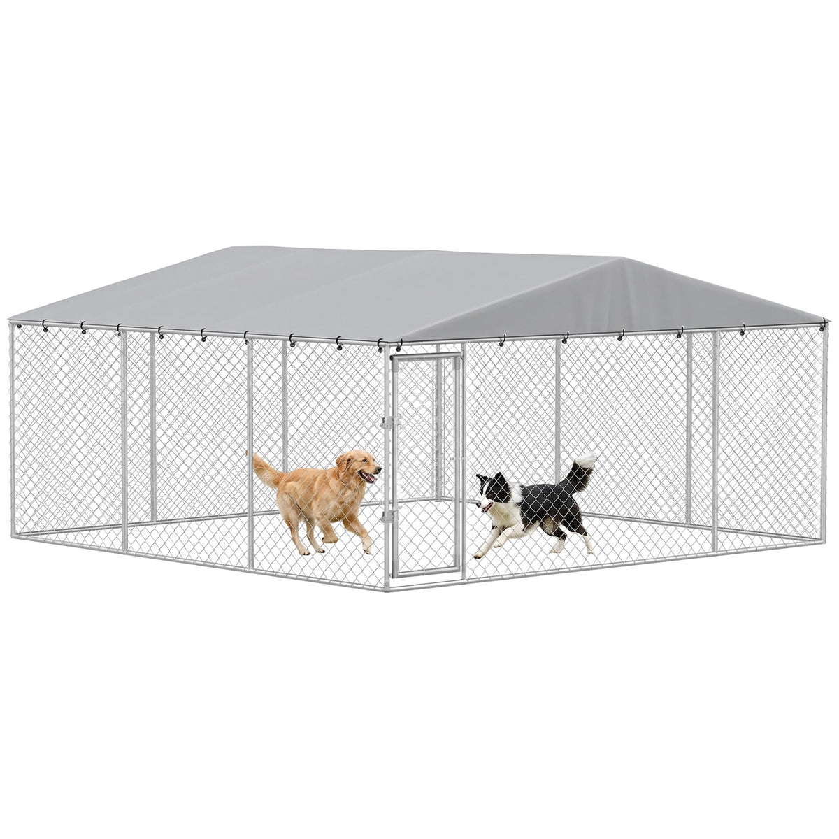 Extra Large Outdoor Dog Kennel 13' x 13' x 6.5' K899766