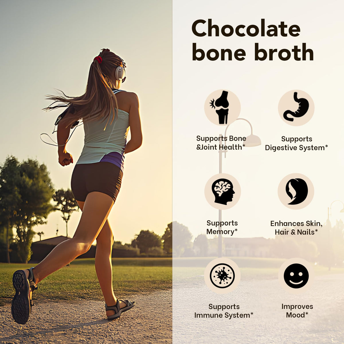 Bone Broth Protein Powder Hot Chocolate Cocoa K531