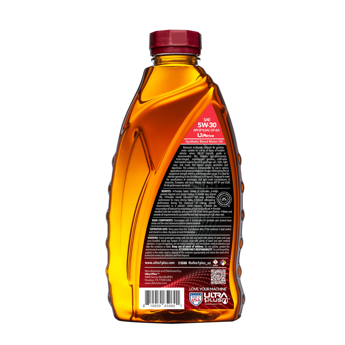 5W-30 Synthetic Blend Motor Oil M888